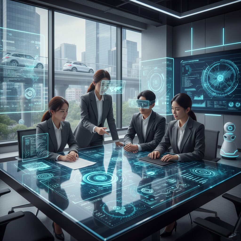 2026년 미래 기술 인공지능과 디지털 트랜스포메이션 개념