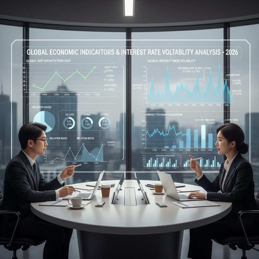 2026년 글로벌 경제 지표와 금리 변동성 그래프 분석