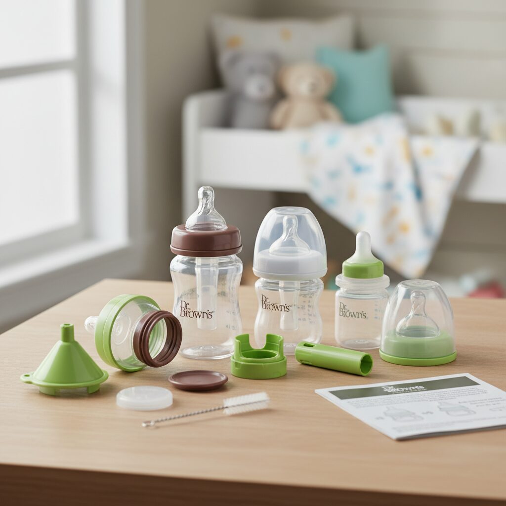 배앓이 방지 젖병 닥터브라운 구성품