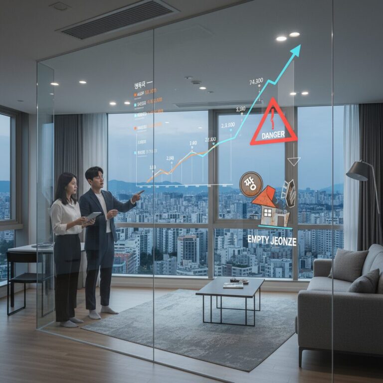 아파트 갭투자 위험성 깡통전세 설명 그래픽