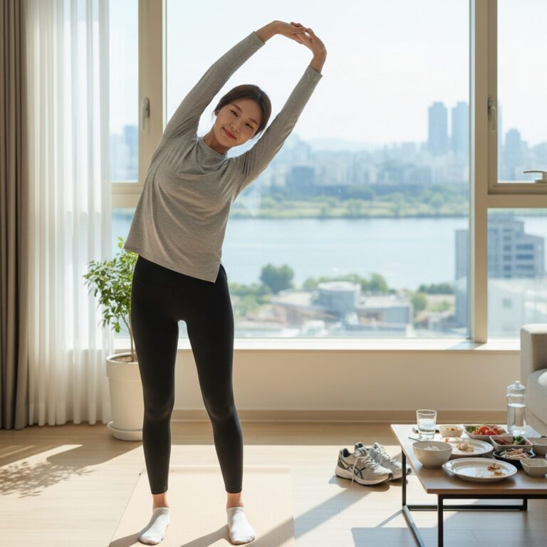 가벼운 스트레칭으로 명절 후 다이어트 시작하기