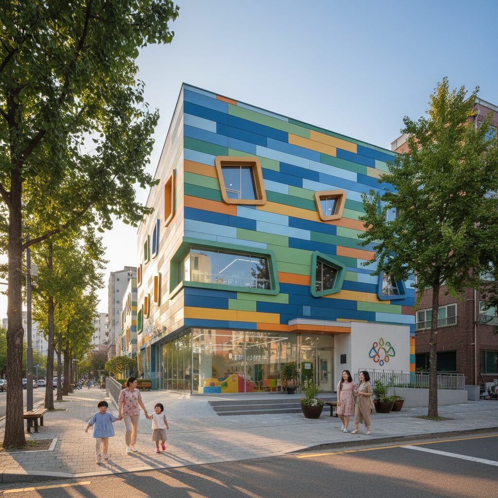 신금호아이꿈누리터 외관 사진