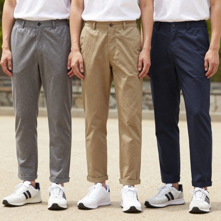 세 가지 스타일의 코튼티가 나란히 놓여 있는 이미지 데일리 레이어드용 스포츠용 프리미엄 소재용