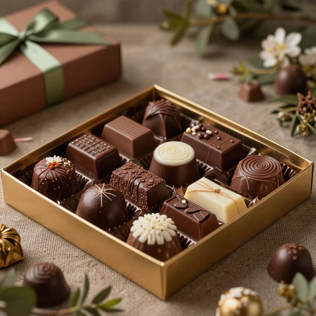 감미로이 화이트데이 초콜릿 세트 사진 개별 스틱 포장된 다양한 맛의 초콜릿