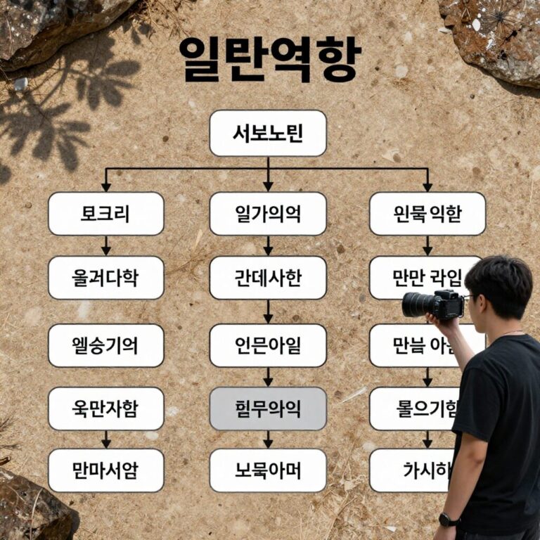 일반역학 서브노트의 계층적 구조를 보여주는 마인드맵