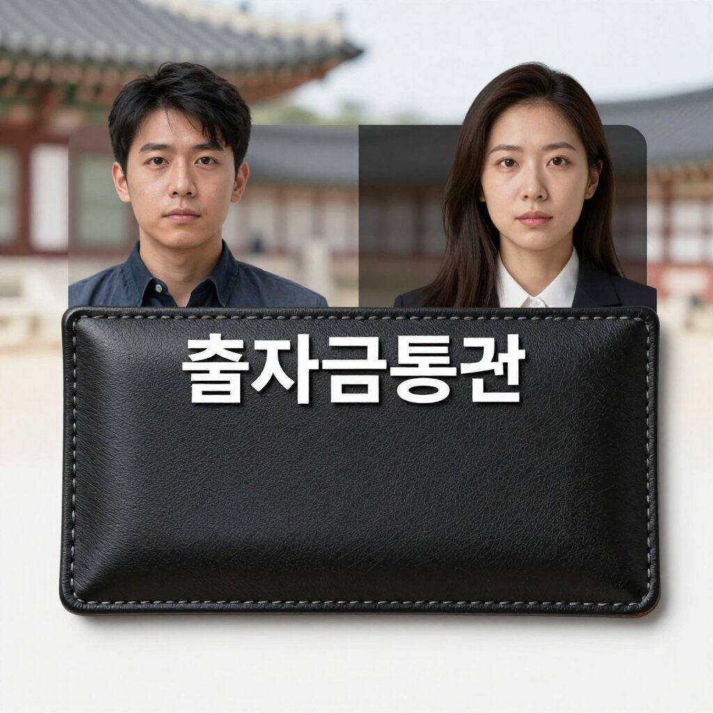 출자금통장과 일반 통장을 나란히 놓고 비교한 사진