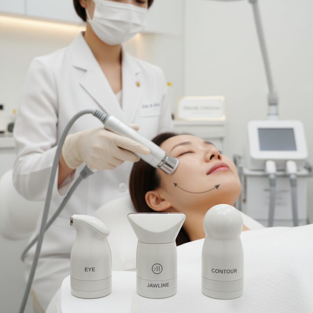 슈링크 유니버스 카트리지 종류 눈가 턱선 맞춤 시술