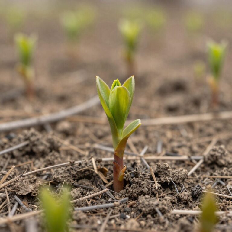 봄 들판에 자라는 싱싱한 지칭개 새순 사진