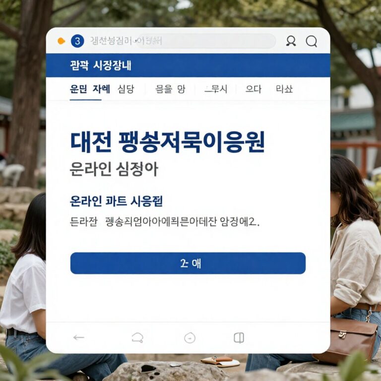 대전 평생교육이용권 온라인 신청 화면과 카드 사용법 안내 이미지