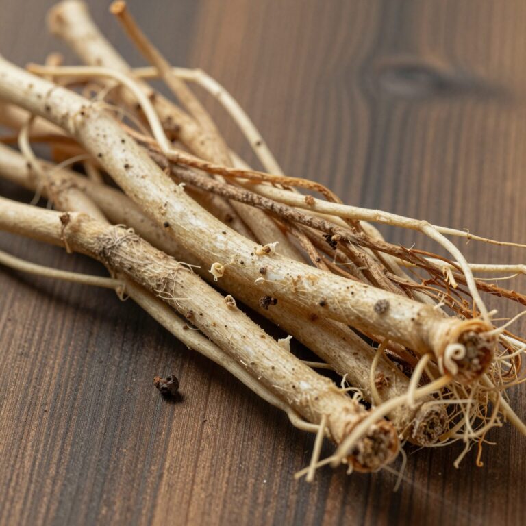 말린 골담초 뿌리와 달인 차, 관절 건강에 좋은 전통 약차