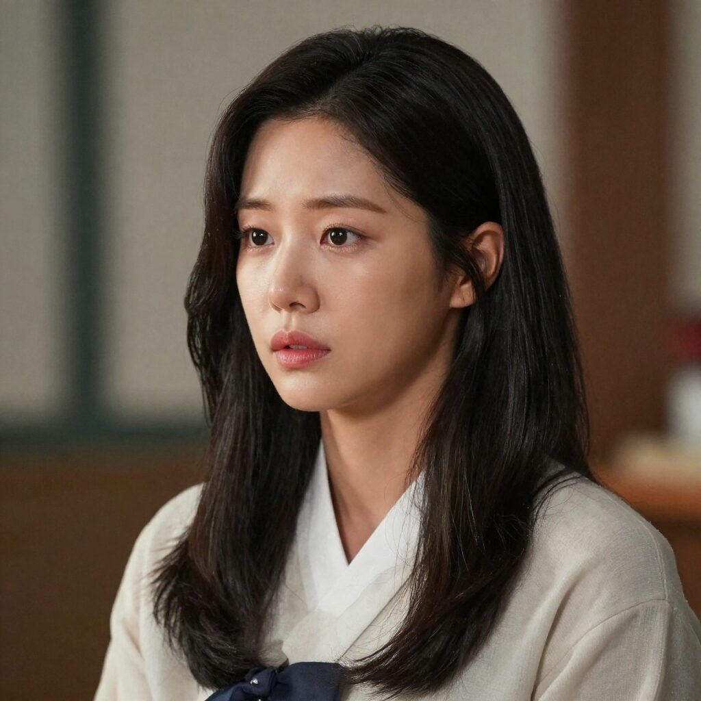 배우 김서형이 드라마 스카이 캐슬에서 연기하는 김주영 역의 모습