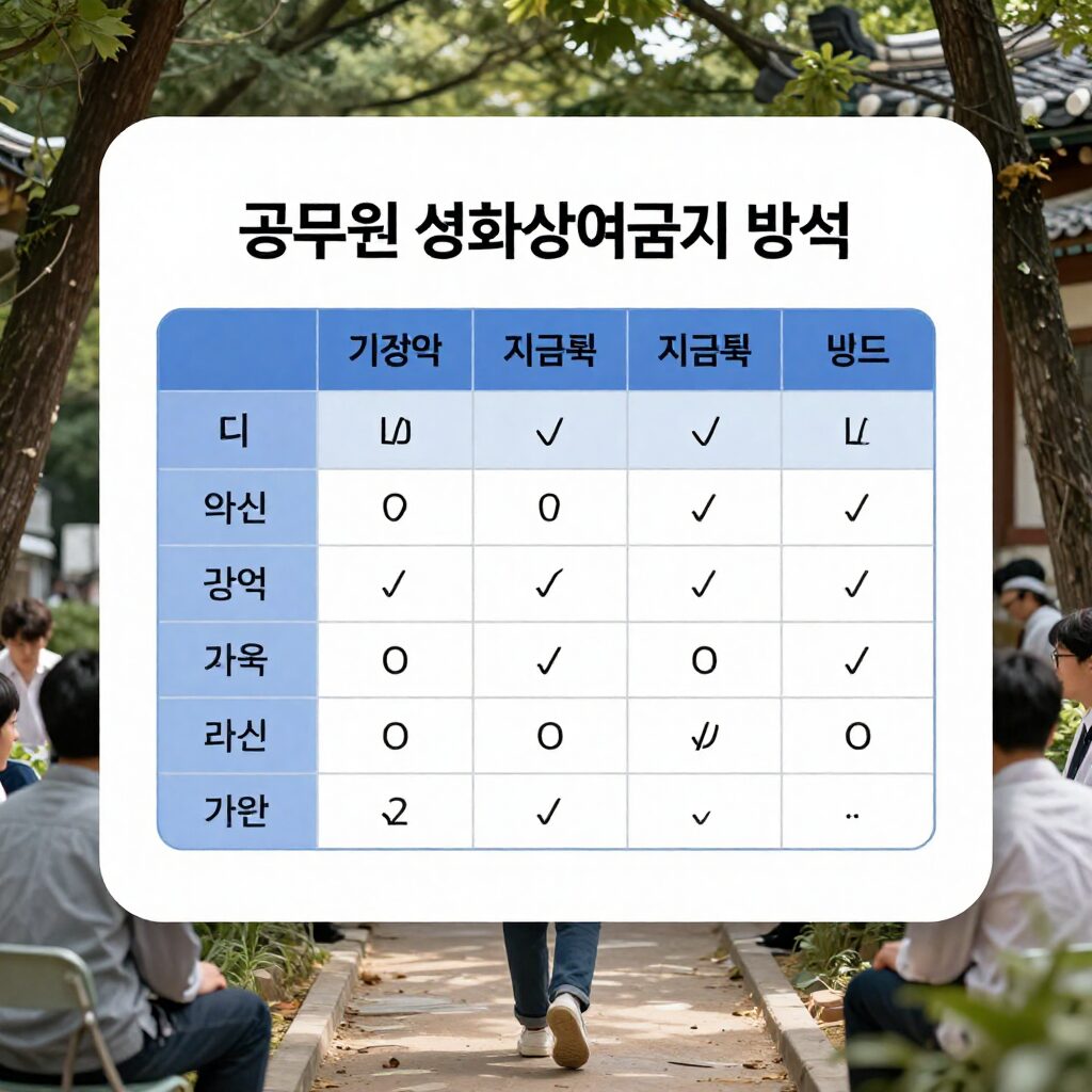 공무원 성과상여금 계산 방식 그림으로 설명 기준액과 지급률 표시