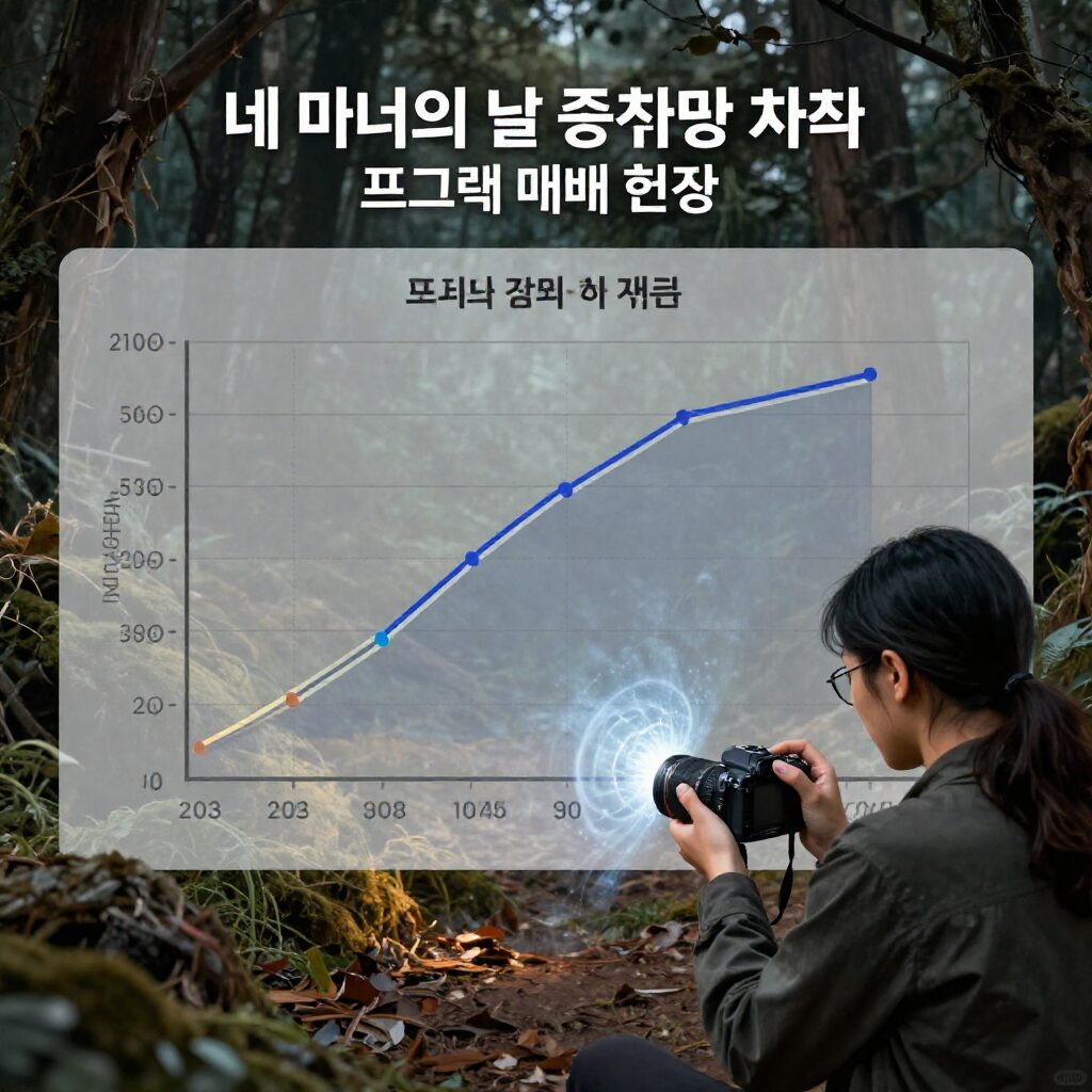 네 마녀의 날 증시 변동성 차트와 프로그램 매매 현황