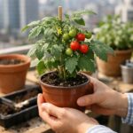 화분에 심기 좋은 건강한 방울토마토 모종