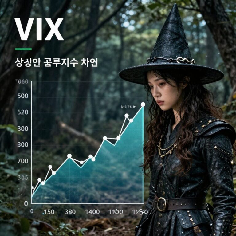 네 마녀의 날을 앞두고 상승한 VIX 공포지수 차트