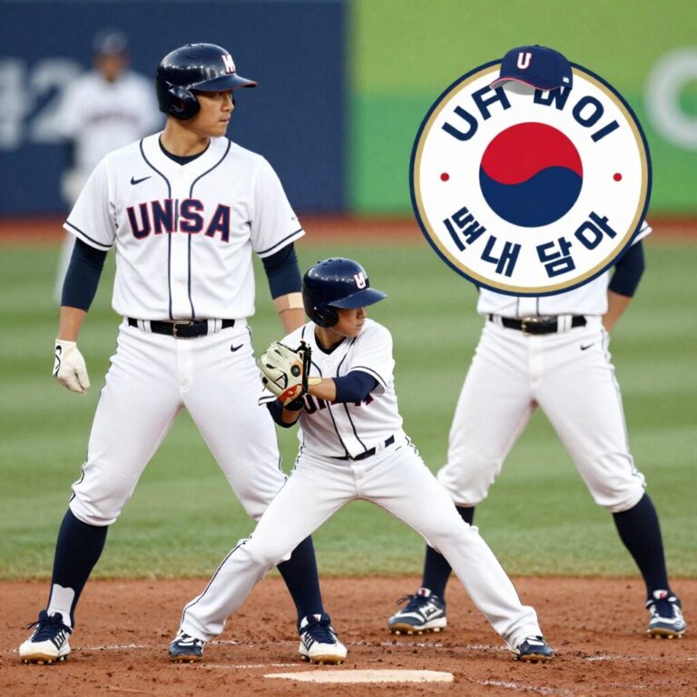 2026 WBC 결승전 미국 대 베네수엘라 로고와 양팀 유니폼