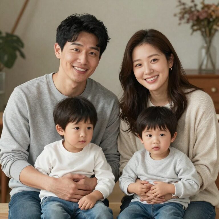 윤종신과 아내 전미라와 자녀들의 따뜻한 가족 사진