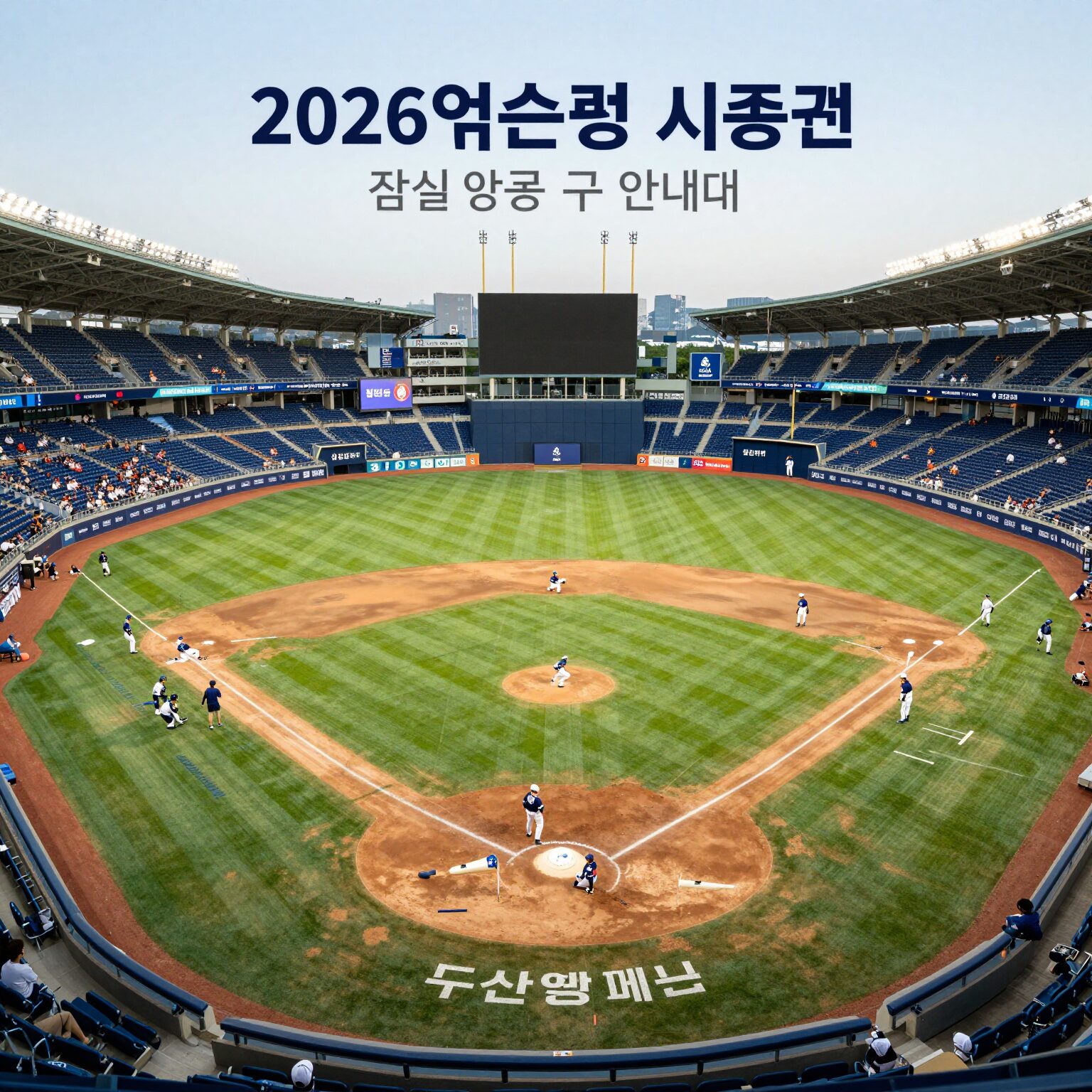 2026 두산베어스 잠실야구장 시즌권 좌석 등급별 구역 안내도