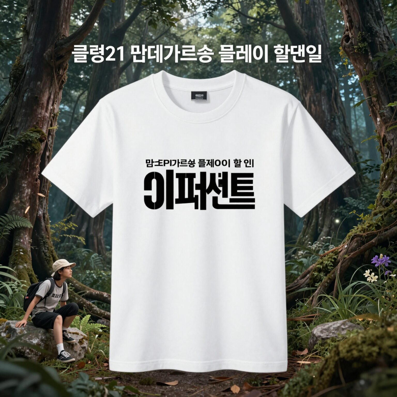 클럽21 꼼데가르송 플레이 반팔티 30퍼센트 할인 이벤트 핫딜 화면