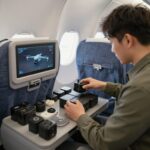 비행기 기내에서 보조배터리와 드론 배터리 보관 방법 그림