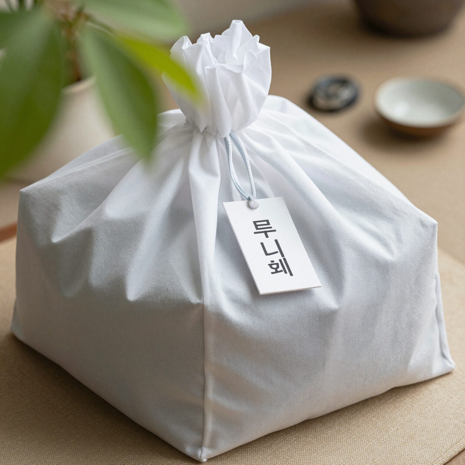 5월 부케와 부토니에 코사지 세트가 안전하게 포장된 모습