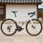 삼천리 레스포 딩고 18인치 자전거 실물 사진, 낮은 프레임과 예쁜 색상이 인상적