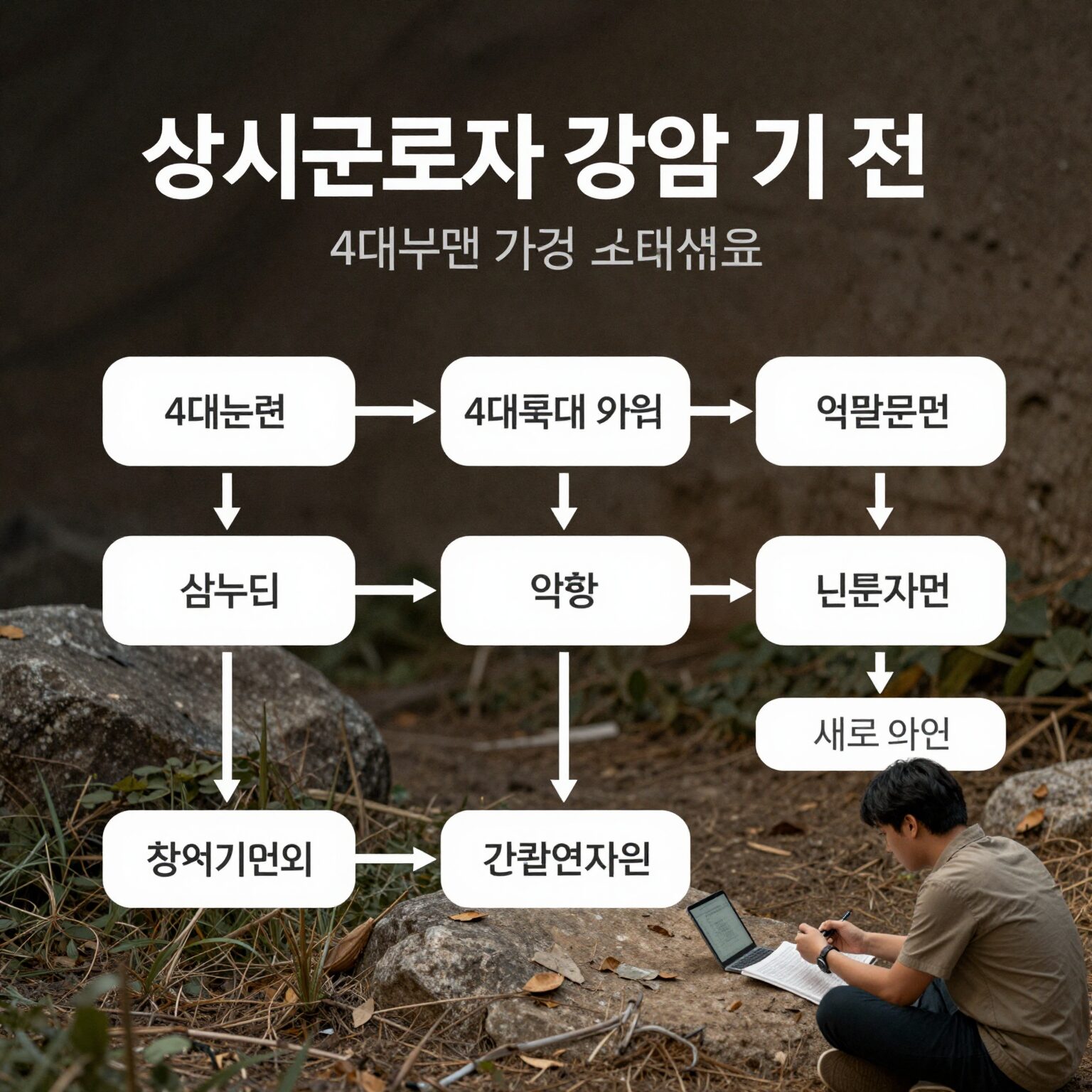 상시근로자 판단 기준과 4대보험 가입 의무 흐름도