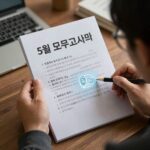 5월 모의고사 시험 준비 자료 이미지