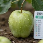 참외 한 개와 칼로리 정보 표시 이미지