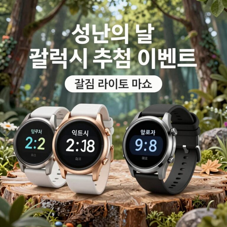 성년의 날 갤럭시 워치7 추첨 이벤트 갤캠 라이브 프로모션