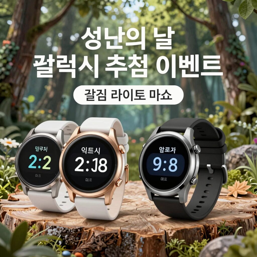 성년의 날 갤럭시 워치7 추첨 이벤트 갤캠 라이브 프로모션