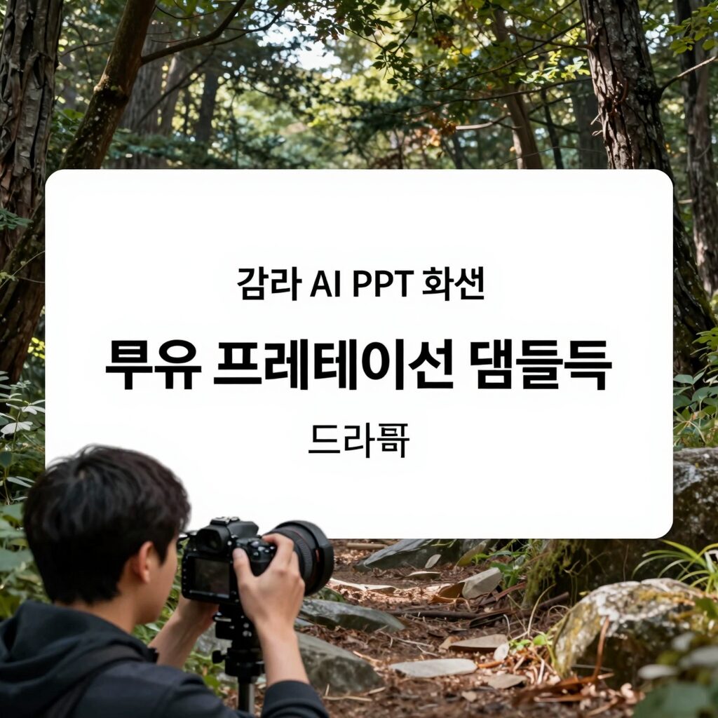 감마 AI PPT 테마 선택 화면 무료 프레젠테이션 템플릿 생성