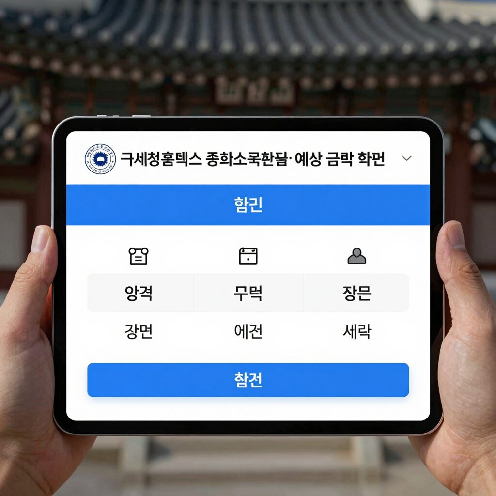 국세청 홈택스 종합소득세 환급 예상 금액 확인 화면