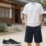 겐조 반팔티 여름 코디 사진