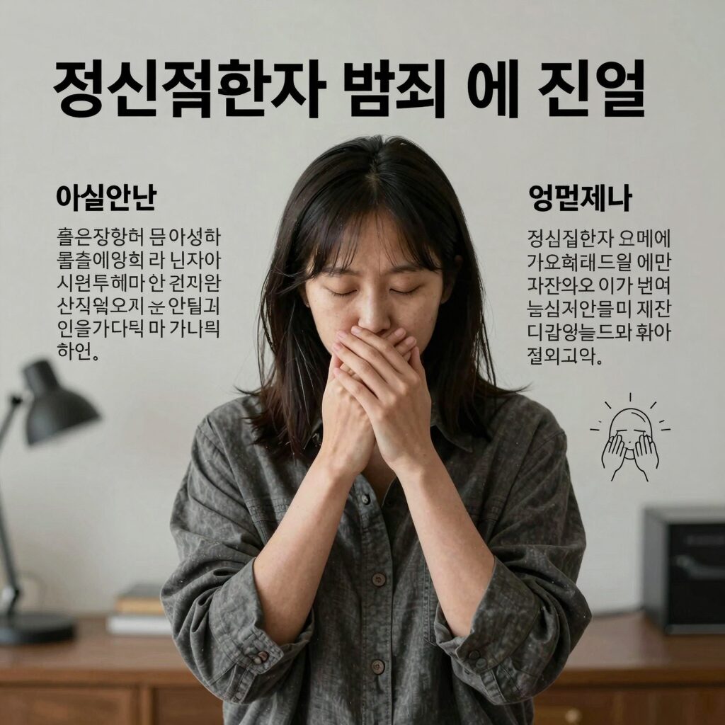 정신질환자 범죄에 대한 오해와 진실을 시각화한 인포그래픽