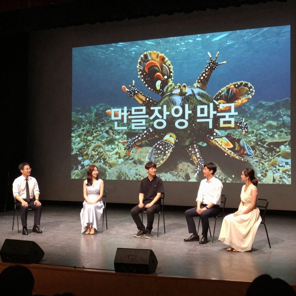 노무현 추모곡 녹턴과 민물장어의 꿈 공연 장면