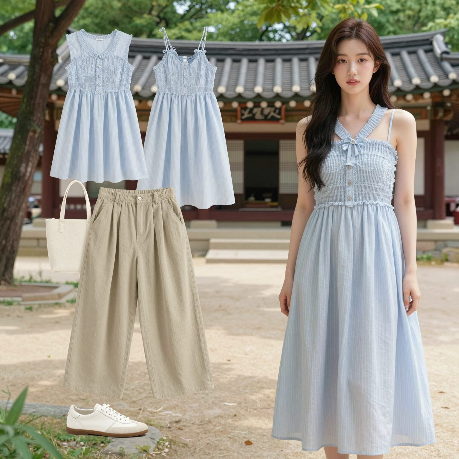 여름 코디 스타일링 룩북