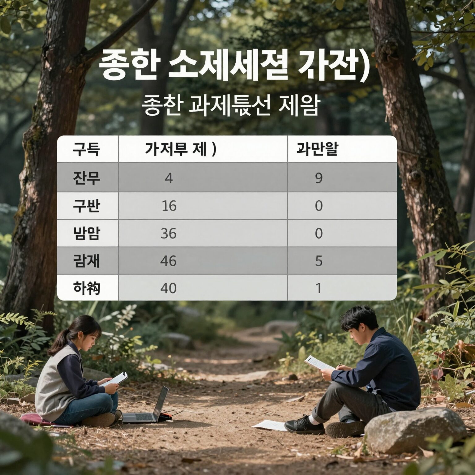 종합소득세율 구간 과세표준 계산 과정을 그림으로 설명