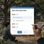 종합소득세 G유형 안내문과 홈택스 신고 화면