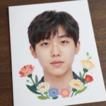 아이 얼굴이 들어간 스승의날 카네이션 카드 만들기 예시 사진