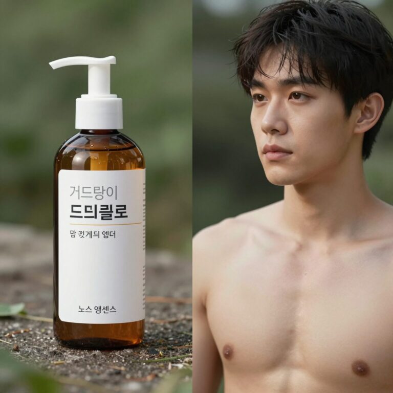 겨드랑이 땀 억제 제품 드리클로와 노스엣센스 비교 이미지