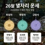 2026년 6월 별자리 운세를 나타내는 차트 이미지