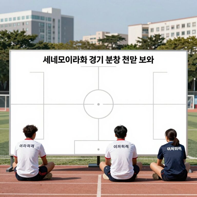 세네갈 이라크 경기 분석 전술 보드와 선수들